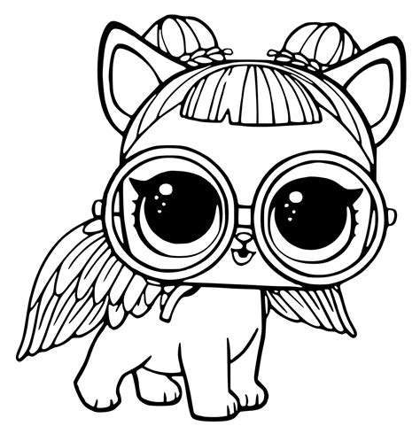 Lol Doll Pet Sugar The Puppy Coloring Pages For You