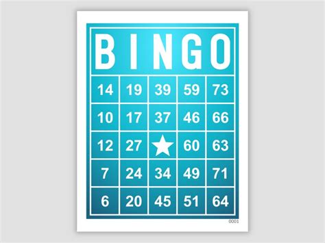 Bingo Cards Pdf Download And Per Page Instant Etsy