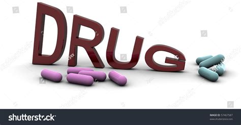 3d Rendered Drug Word Stock Illustration 57467587 Shutterstock