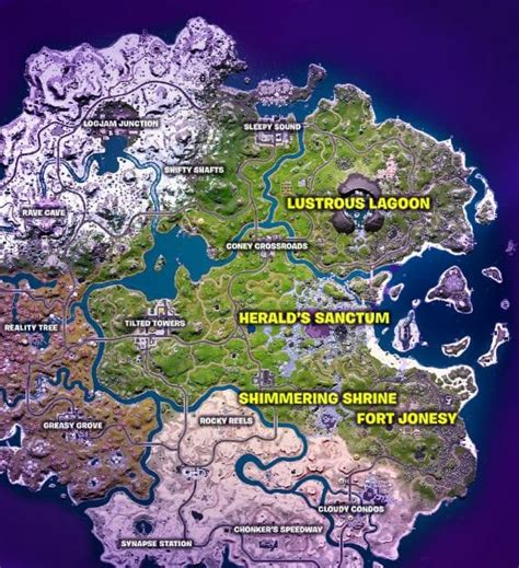 Fortnite Chapter 3 Season 4 Map Revealed All New Changes And Pois