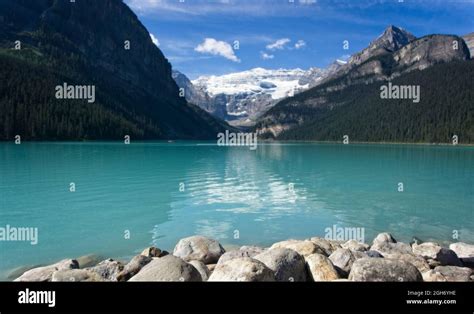 Lake Louise Banff National Park Alberta Stock Photo Alamy