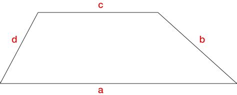 Das trapez hat die größen innenwinkel alpha, beta, gamma, delta, grundseiten a und c (a>c), schenkel b und d, mittellinie m, diagonalen e und f, höhe h als abstand der grundseiten, flächeninhalt a und umfang u. Flächeninhalt und Umfang: Trapez (Digitales Schulbuch Mathe)