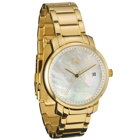 Gold Pearl Mvmt Watches Women Gold Pearl Jewelry Pearl Leather