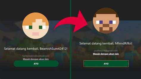 Cara Ganti Akun Xbox Minecraft Pe Gak Usah Hapus Akun Youtube