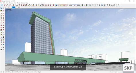 Collection 35 Sketchup Cultural Center Cgtrader