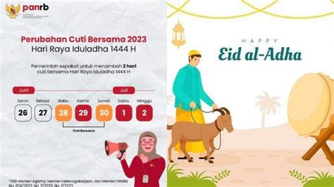 Jadwal Cuti Bersama Idul Adha Terbaru Berdasarkan Perubahan SKB Menteri TribunNews