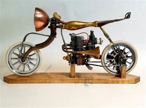 Steampunk Motorcycle Art From Antiques Steampunk Art Junk Art Metal Art