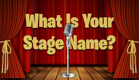 Stage Name Generator 2023 Trending Name Ideas