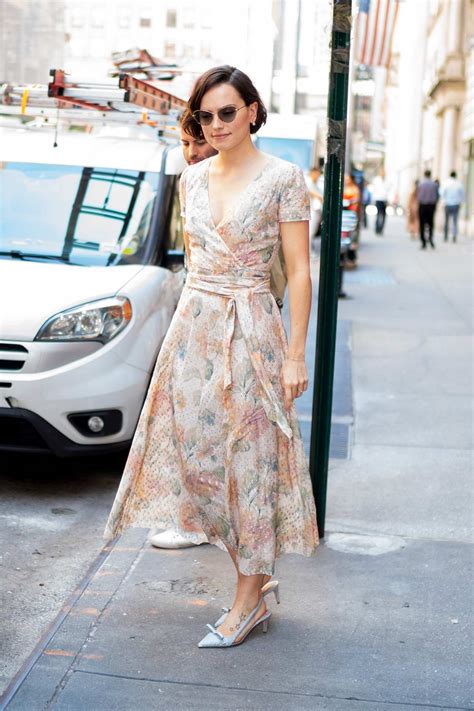 Daisy Ridley Looks Lovely In A Floral Dress As She Heads Out In New York City