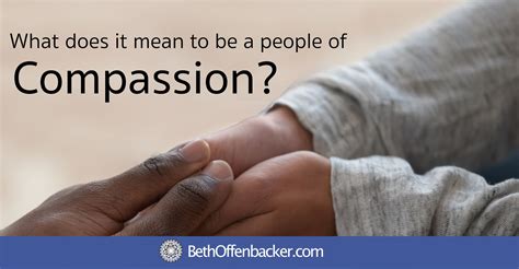 Welcome To Our Month Of Asking What Does It Mean To Be A People Of Compassion Soulmatters