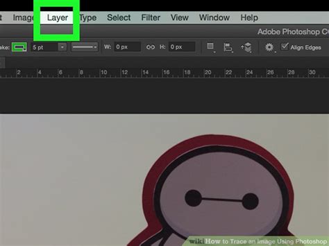 With photoshop open, click on file in the menu bar at the top of the screen, the click. How to Trace an Image Using Photoshop (with Pictures ...