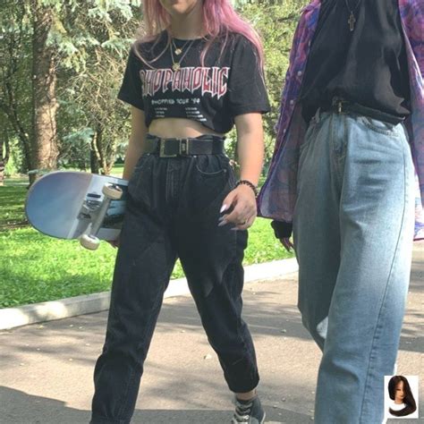 Skater Fit Skater Girl Outfits Retro Outfits Aesthetic Grunge Outfit