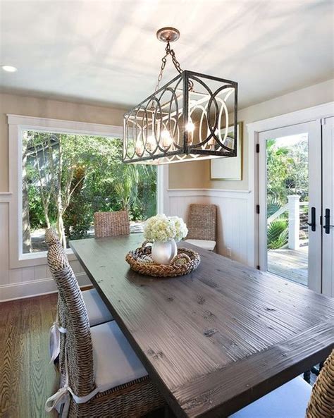 How To Hang A Dining Room Chandelier At The Perfect Height Coastal