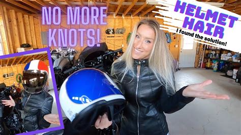 The Solution To Helmet Hair How To Style Your Hair On A Motorcycle