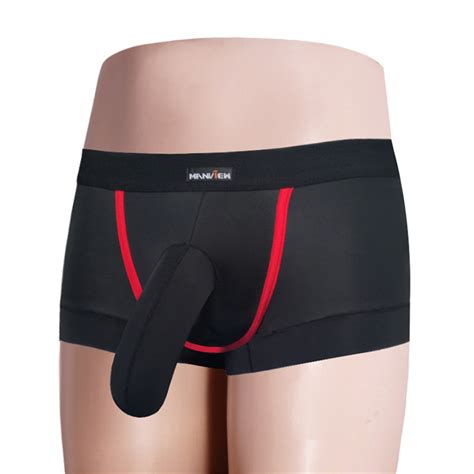 men underwear penis cock sleeve with pouch sexy boxer briefs m l xl xxl ebay