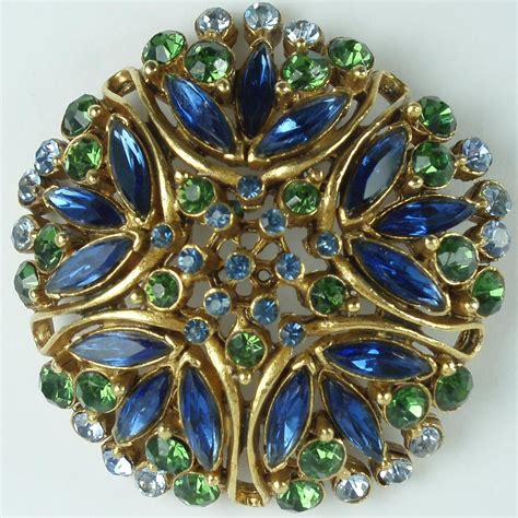 Vintage Florenza Rhinestone Brooch Vintage Rhinestone Vintage Jewels