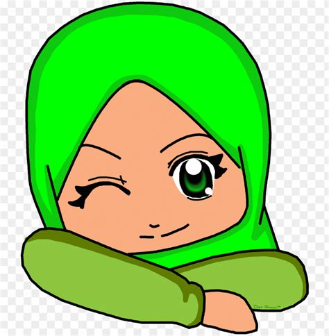 Koleksi Kartun Comel Muslimah Bertudung Azhanco Gambar Kartun Gadis