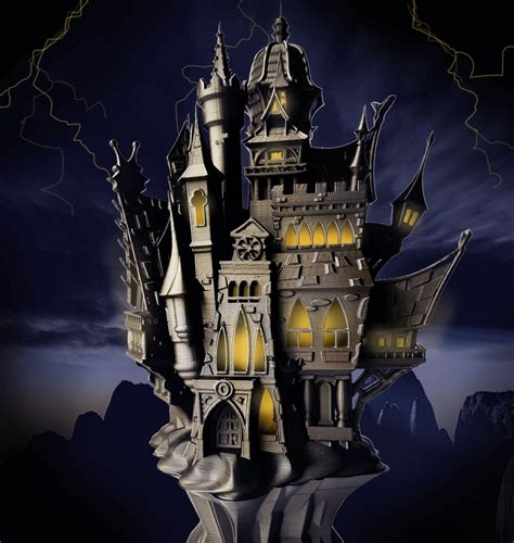 Stl File Vampire Castle 🧛・3d Print Model To Download・cults