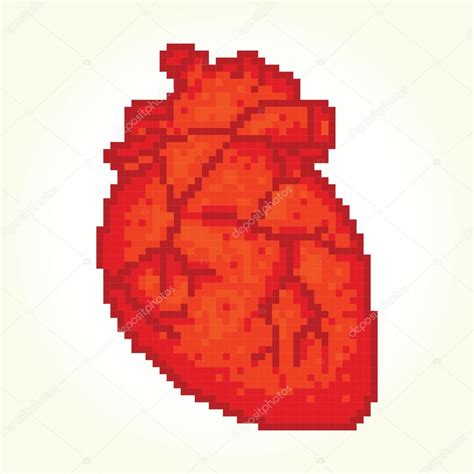 Real Heart Pixel Art
