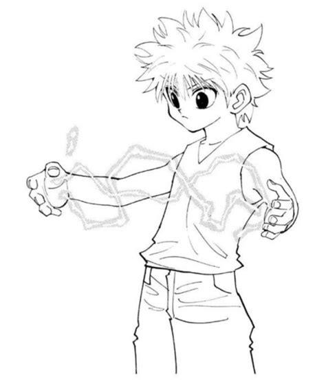 15 Gon And Killua Coloring Pages Printable Coloring Pages