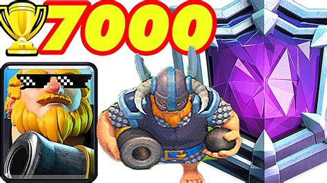 Royal Giant Is Everywhere Commander 7000 Trophies Live Ladder Push Youtube