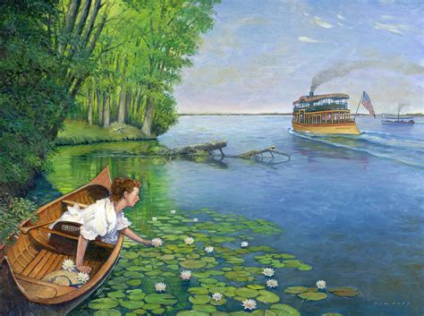 Nostalgic Lake Minnetonka Big Island Painting By Tom Foty Fine Art