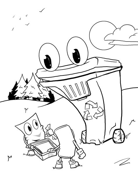 Coloring pages for kids of all ages. Recycling Drawing at GetDrawings | Free download