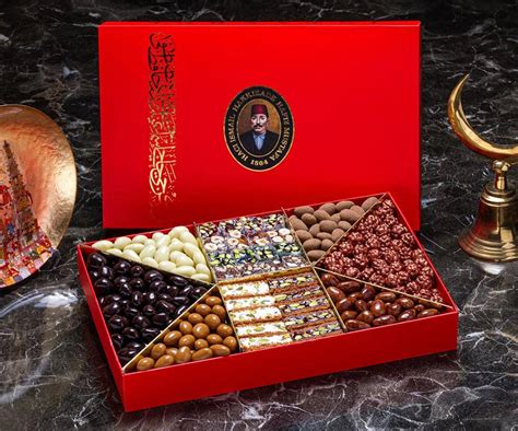 Mixed Premium Turkish Delight And Dragee Box Hafiz Mustafa
