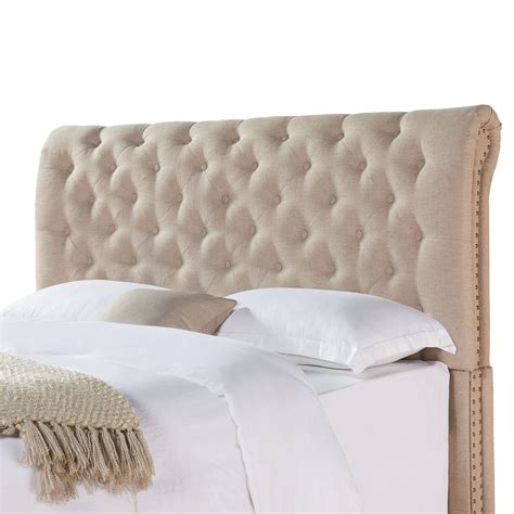 Better Homes And Gardens Rolled Tufted Headboard Sand Multiple Sizes