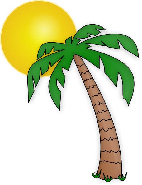 Palm Tree Art Tropical Palm Tree Wikiclipart