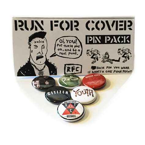 Run For Cover Records Run For Cover Pin Pack