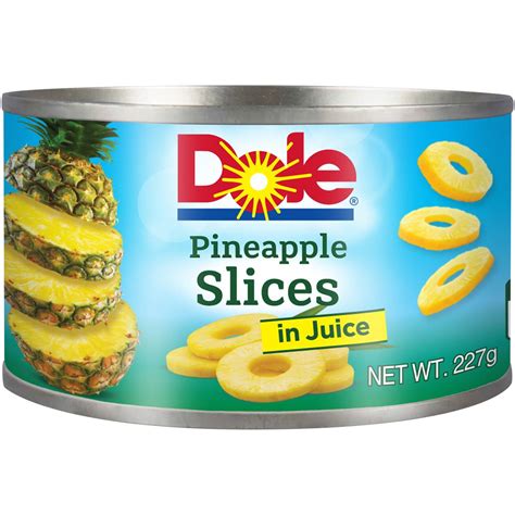 Dole Premium Tropical Pineapple Slices In Juice 227g Woolworths