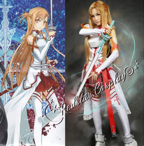 Sword Art Online Asuna Yuuki Cosplay Costume Custom Made On Aliexpress