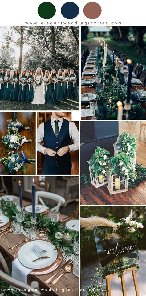 Emerald Wedding Colors Emerald Green Weddings Wedding Theme Colors Blue Weddings Forest