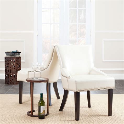 Cream Leather Dining Chair Ascot Dining Chair Cream Leather Atlantic Shopping Buy Leather
