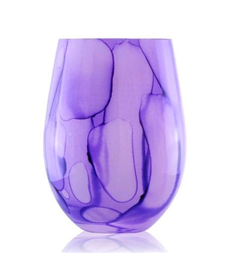 Stemless Wine Glass Candles 18 5 Oz Scented Candles Etsy