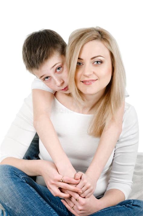 mother and son stock image image of love families caucasian 30421769