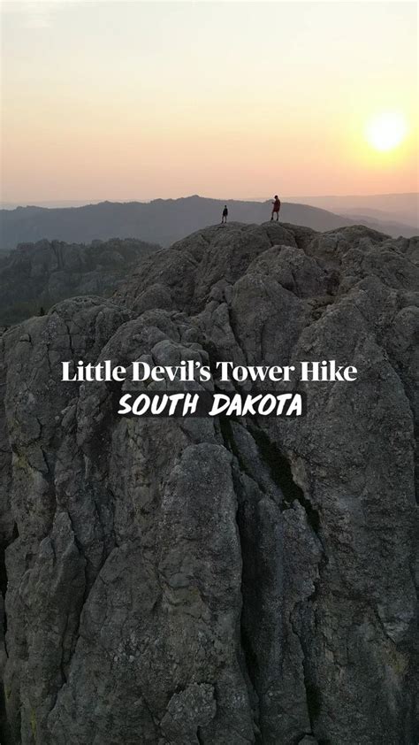 Little Devils Tower Hike South Dakota Hiking Black Hills Hiking