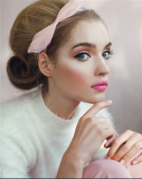 Beautiful 60 Style Hair And Makeup Pink Vintage Makeup Retro Makeup