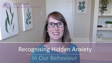 4 Ways To Recognise Hidden Anxiety In Our Behaviour Youtube