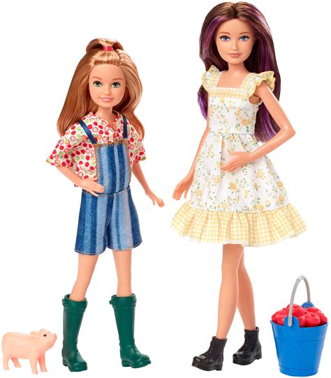 Barbie Sweet Orchard Farm Skipper And Stacie Dolls Set