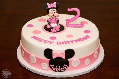 Despite their reputation, two year olds aren't always terrible and tantrums are usually saved for parents, so a party for this age group can be great fun. Minnie Mouse birthday cake for two year old | 2 year old ...