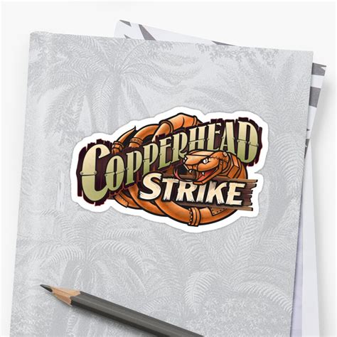 Copperhead Strike Sticker By Carowindsfanson Redbubble