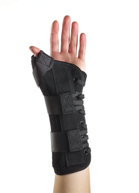 Corflex 8 Suede Wrist Lacer Splint Wabducted Thumb — Grayline Medical