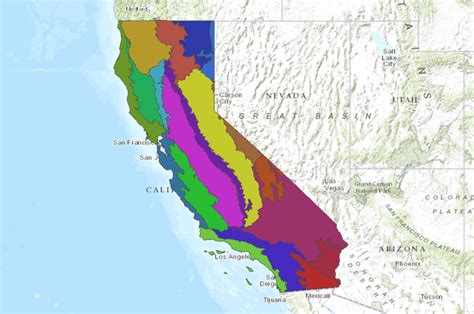 Usda Ecoregion Sections California Data Basin