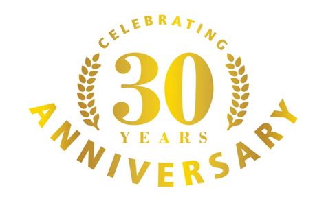 Anniversary Employment 30 Years Anniversary Transparent Png