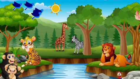 Kebun Binatang Kartun 1000x625 Wallpaper Teahub Io Gambaran