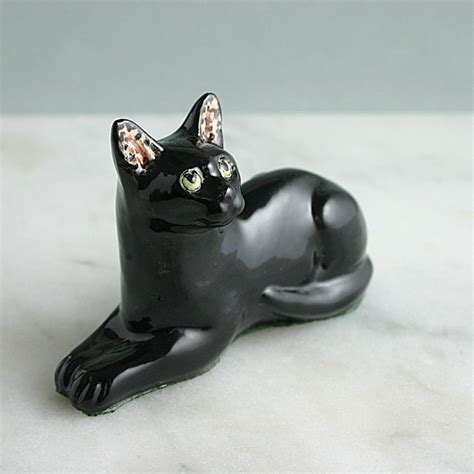 Black Cat Lying Figure The Special T Company