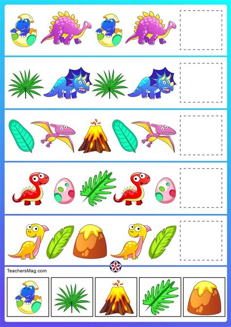 dinosaur activity worksheets for young children 2 teachersmagcom