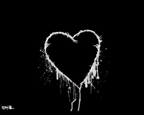 Black And White Heart Wallpapers Wallpaper Cave